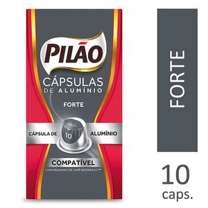 Cápsula de Café Lungo Forte Pilão Caixa 52g com 10 Unidades
