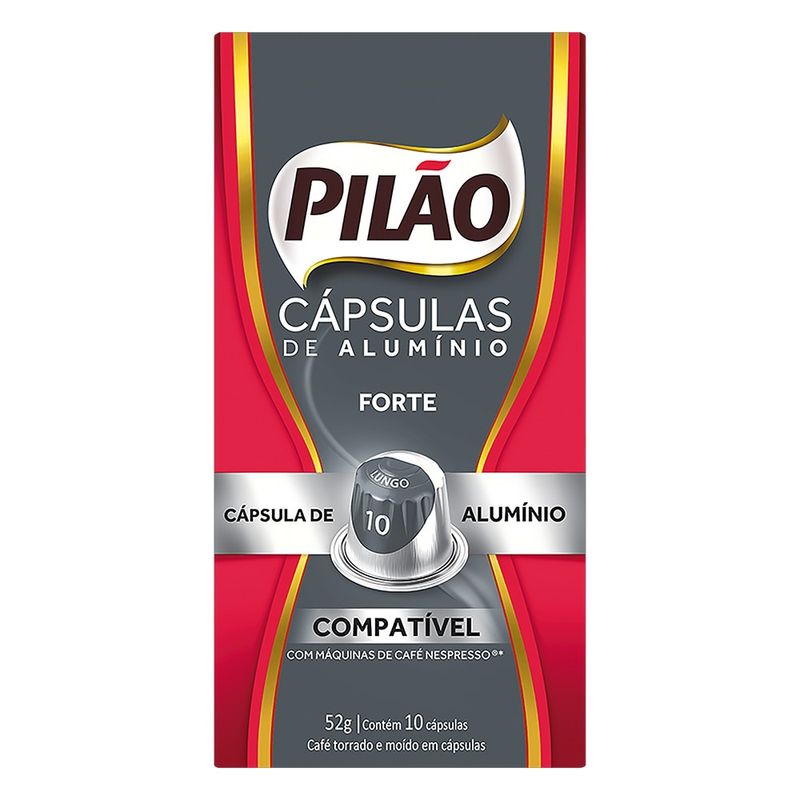 Cafe-em-Capsula-Torrado-E-Moido-Lungo-Forte-Pilao-Caixa-52g-10-Unidades