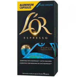 Cápsula de Café Espresso PapuaCafé Espresso Papua L'or 52g com 10 Unidades