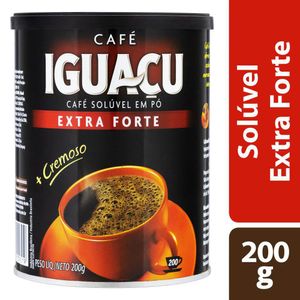 Café Solúvel Extra Forte Iguaçu Lata 200g