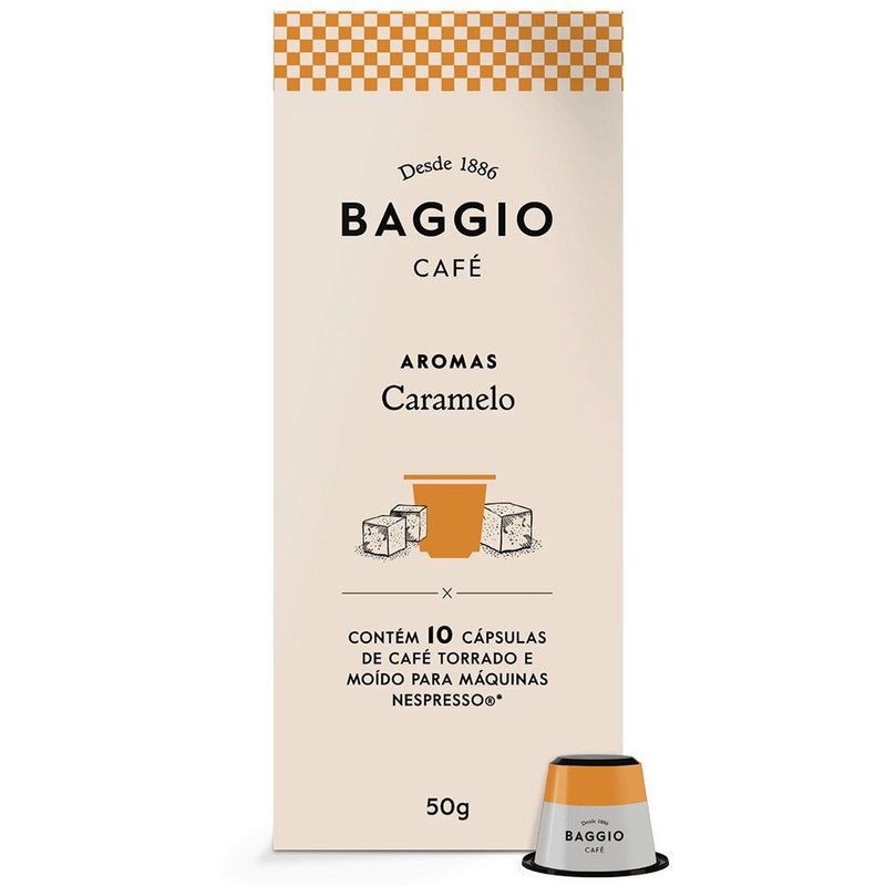 Cafe-Torrado-E-Moido-Sabor-Caramelo-Baggio-10-Capsulas-50g