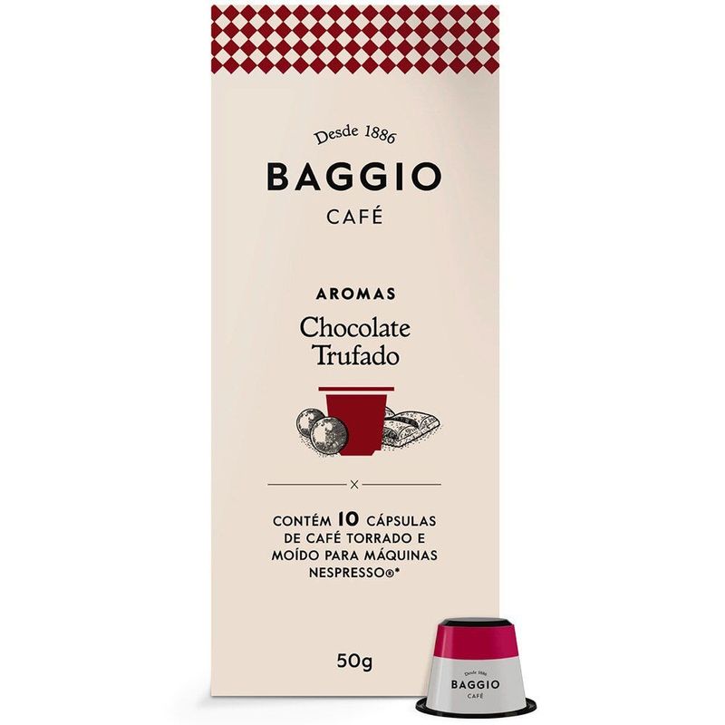 Cafe-Torrado-E-Moido-Sabor-Chocolate-Trufado-Baggio-10-Capsulas-50g