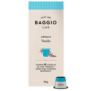 Cápsula de Café Aromas Vanilla Baggio 50g com 10 Unidades