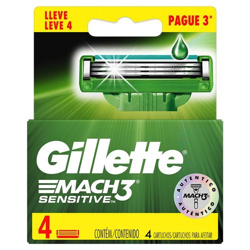 Carga Gillette Mach 3 Leve 4 Pague 3