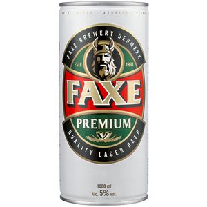 Cerveja Dinamarquesa Faxe Premium Lager 1 Litro