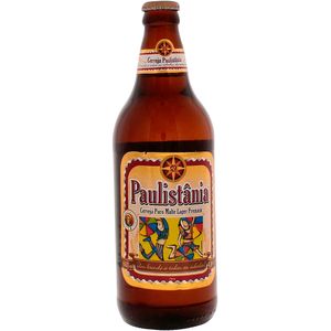 Cerveja Paulistânia Puro Malte Lager Premium 600ml