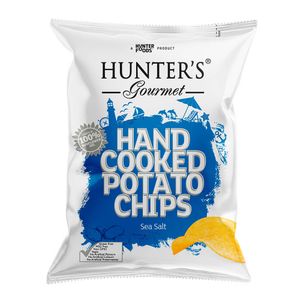 Chips de Batata Gourmet Sal Marinho Hunters 125g