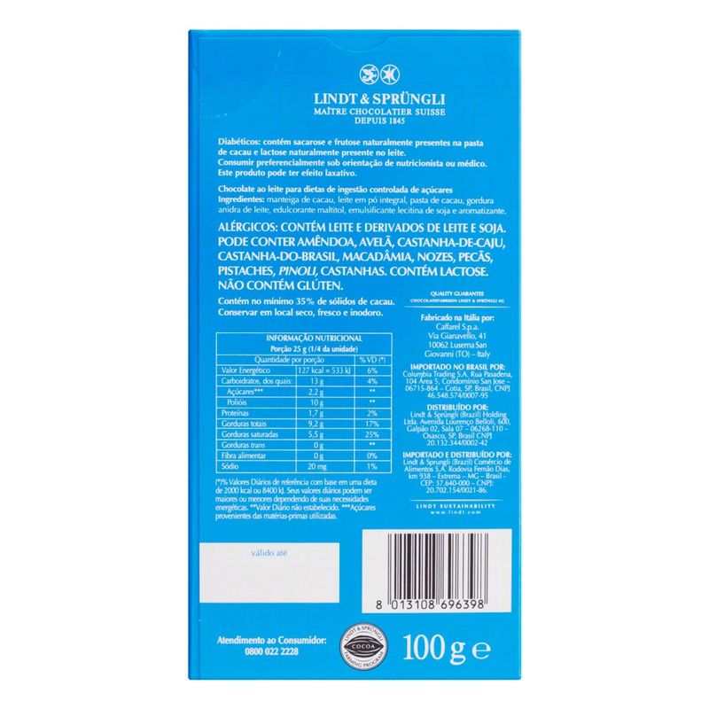 Chocolate-ao-Leite-Latte-Zero-Lindt-100g