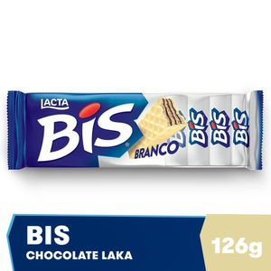 Chocolate Branco Bis Laka Lacta 126g