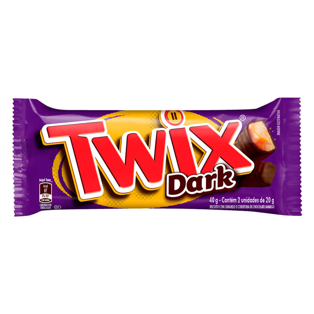 Chocolate Dark Twix 40g | Mambo Supermercado São Paulo