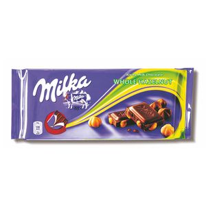 Chocolate Whole Halz Milka 100g