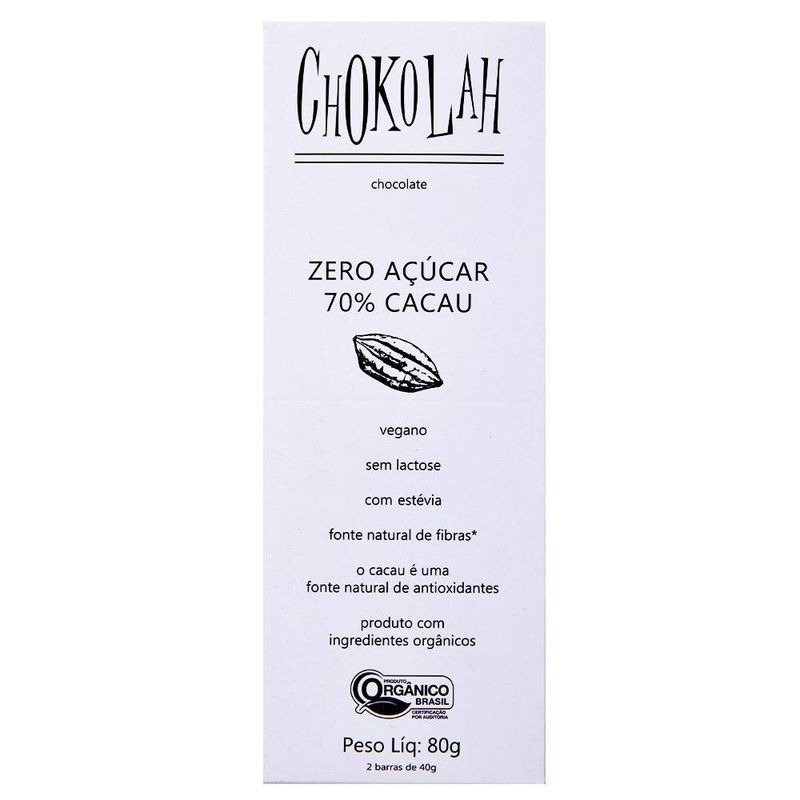Chocolate-Zero-Acucar-70-Cacau-Chokolah-80g