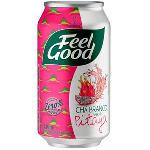 Chá Branco de Pitaya Sem Adição de Açúcar Feel Good Lata 330ml