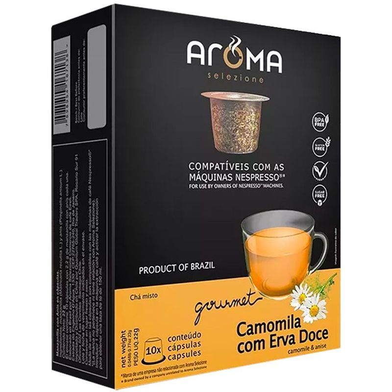 Cha-de-Camomila-Com-Erva-Doce-Aroma-Selezione-25g-Com-10-Capsulas