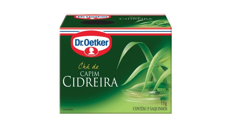 Ch de Capim Cidreira Dr. Oetker 15g com 15 unidades Mambo