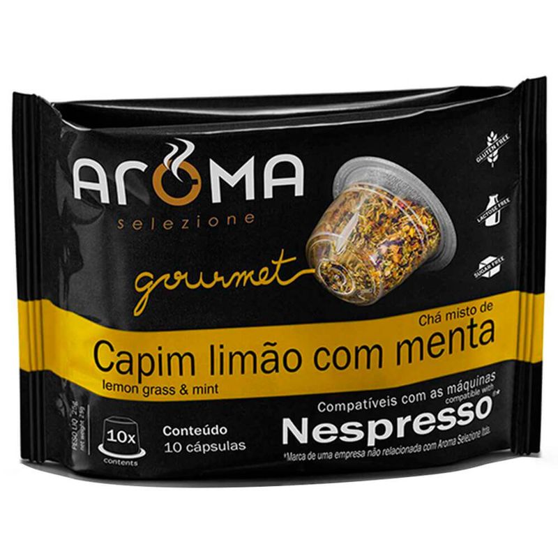 Cha-de-Capim-Limao-Com-Menta-Aroma-Selezione-25g-Com-10-Capsulas