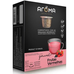 Cápsula de Chá Frutas Vermelhas Aroma Selezione com 10 Unidades