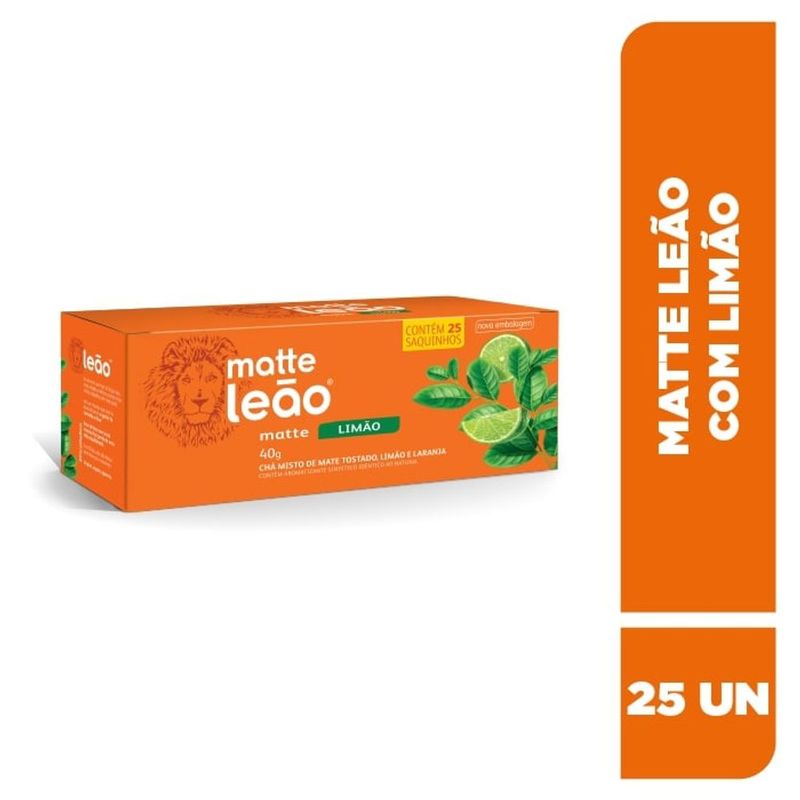 Cha-de-Limao-Matte-Leao-40g-Com-25-Unidades