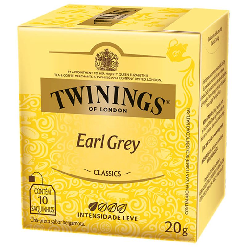 Cha-Ingles-Preto-Earl-Grey-Twinings-20g-Com-10-Unidades
