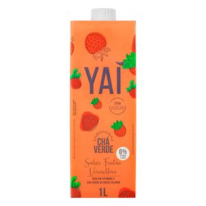 Chá Verde de Frutas Vermelhas Sem Açúcar Yaí 1L