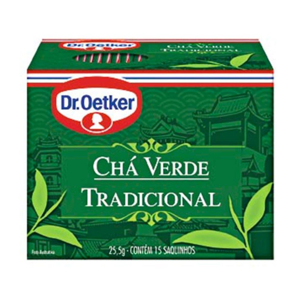 Ch Verde Tradicional Dr. Oetker 25 5g com 15 unidades Mambo