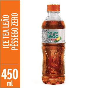 Chá Zero Ice Tea  Sabor Pêssego Matte Leão 450ml