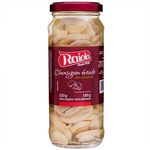 Cogumelo Champignon Fatiado Raiola 180g