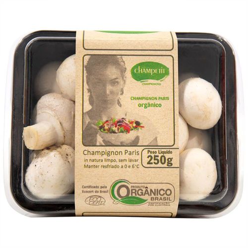 Cogumelo Champignon Paris Orgânico Champetit 250g