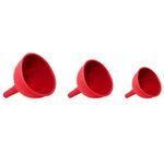 Conjunto-de-Funis-de-Silicone-Vermelho-Oikos-3-Unidades