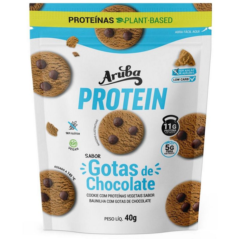 Cookie-Gotas-Chocolate-Protein-Aruba-40g