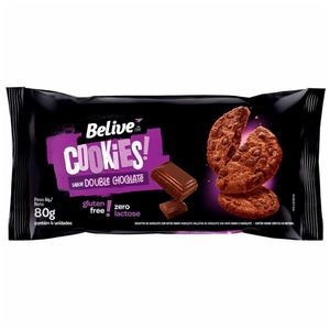 Cookies Double Chocolate Zero Lactose Belive 80g