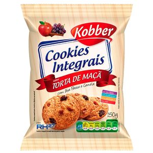 Cookies Integral Torta de Maçã com Passas Kobber 150g