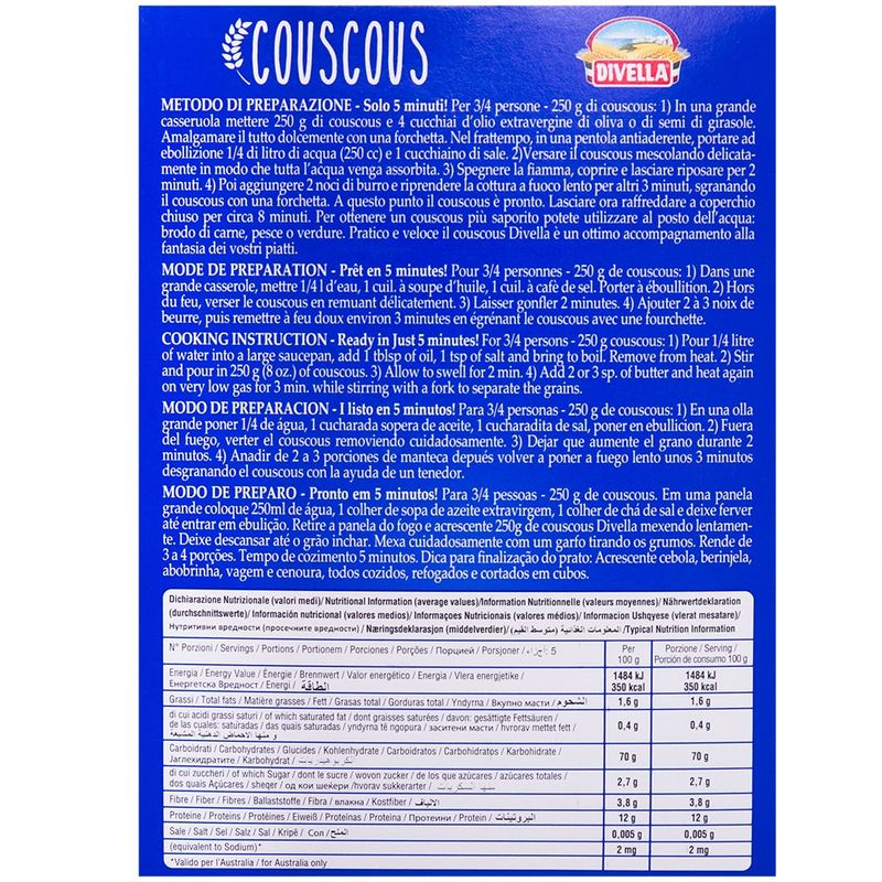 Cuscuz-Divella-500g
