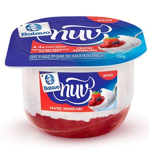 Creme de Queijo Tipo Quark Nuv Sabor Frutas Vermelhas Batavo 100g