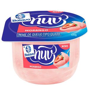 Creme de Queijo Tipo Quark Nuv Sabor Morango Batavo 100g