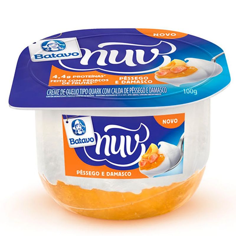 Creme-de-Queijo-Tipo-Quark-Nuv-Sabor-Pessego-E-Damasco-Batavo-100g