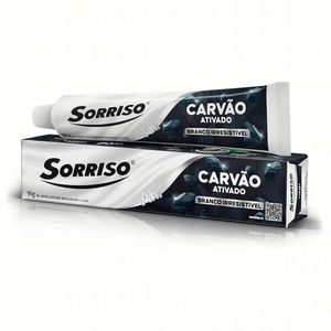 Creme Dental Carvão Ativado Sorriso 90g