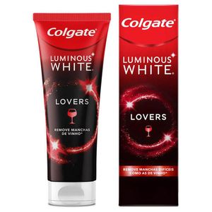 Creme Dental Luminous White Remove Manchas de Vinho Colgate 70g