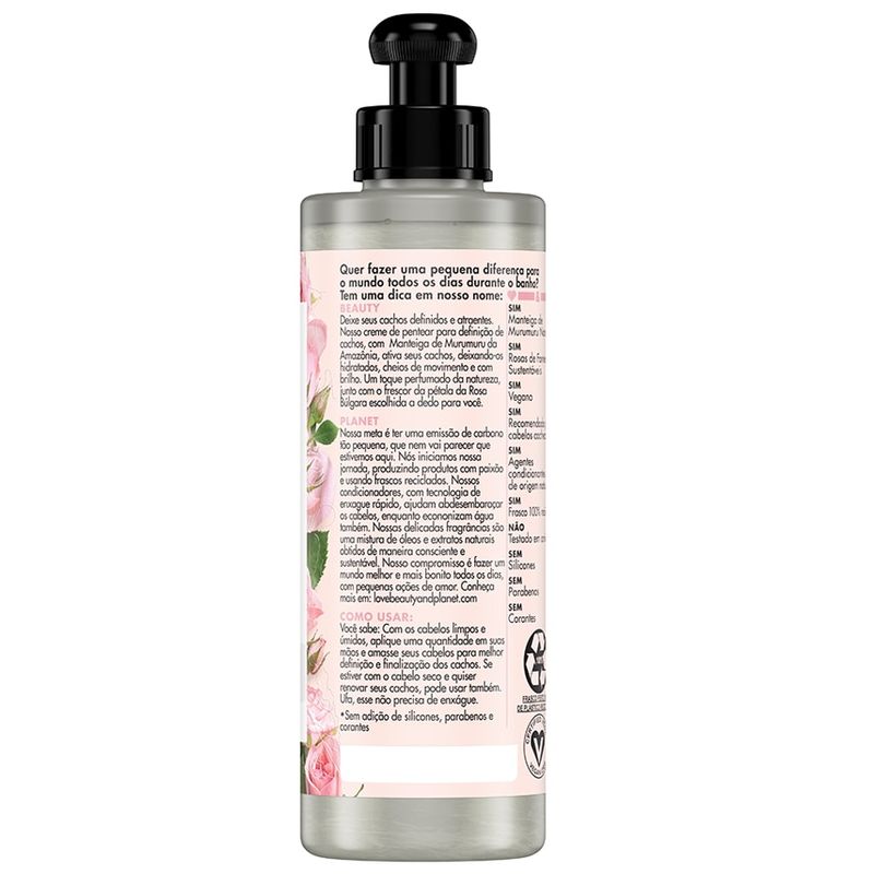Creme-Para-Pentear-Manteiga-de-Murumuru-Rosas-Love-Beauty-And-Planet-200ml