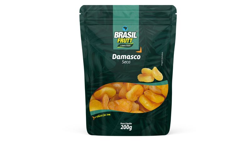 Damasco Seco 200g - Brasil Frutt