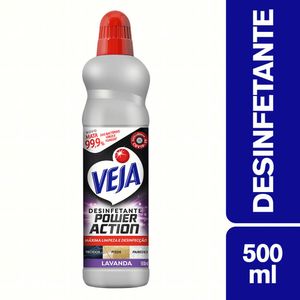 Desinfetante Multisuperficies Veja Power Action Lavanda 500ml