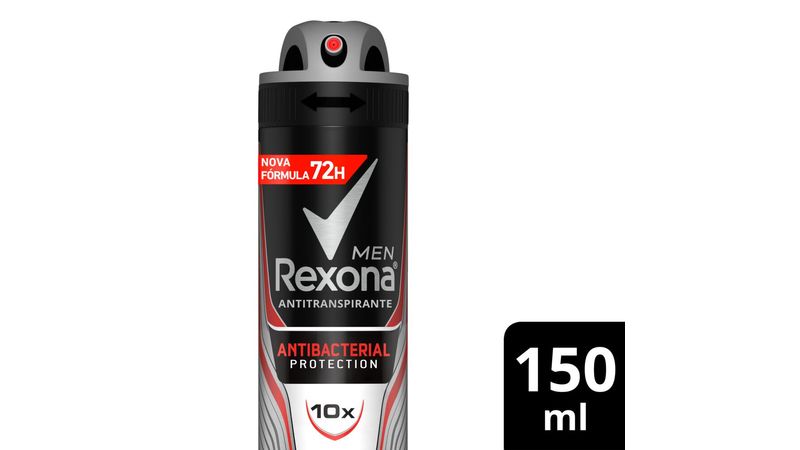 Desodorante Rexona Aero 150ML Men Antibacteria Invisible