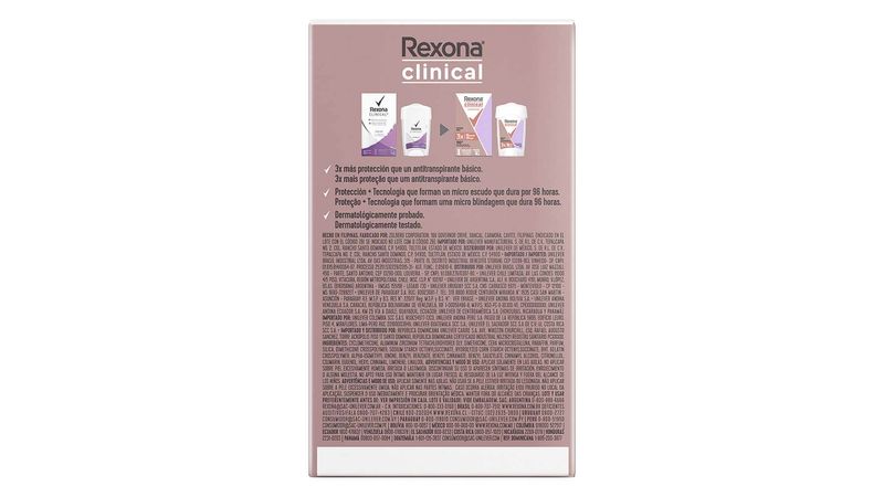 Desodorante Antitranspirante Rexona Clinical Classic 48 g - Pague Menos