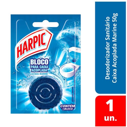 Desodorizador com Caixa Acoplada Azul Harpic 50g