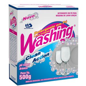 Detergente em Pó para Máquina de Lavar Louças Washing 500g
