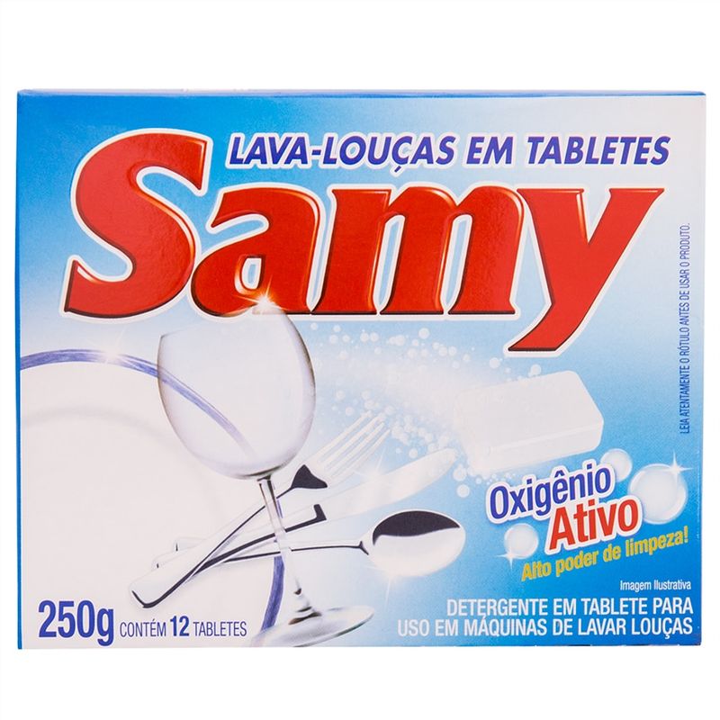 Detergente-em-Tabletes-Para-Maquina-de-Lavar-Samy-250g-Com-12-Unidades
