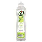Detergente-Liquido-Concentrado-Clear-Limao-Cif-420g