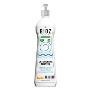 Detergente Líquido Neutro Bioz Green 470ml