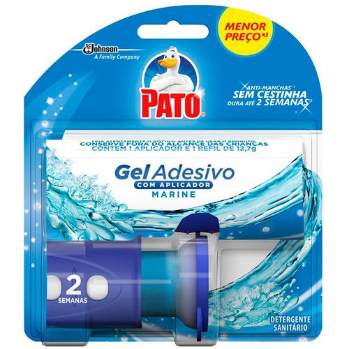 Detergente Sanitário Gel Adesivo Marine  com 2 Discos + Aparelho Pato