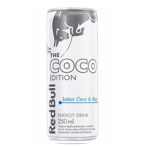 Energético Red Bull Côco e Açaí Energy Drink 250ml